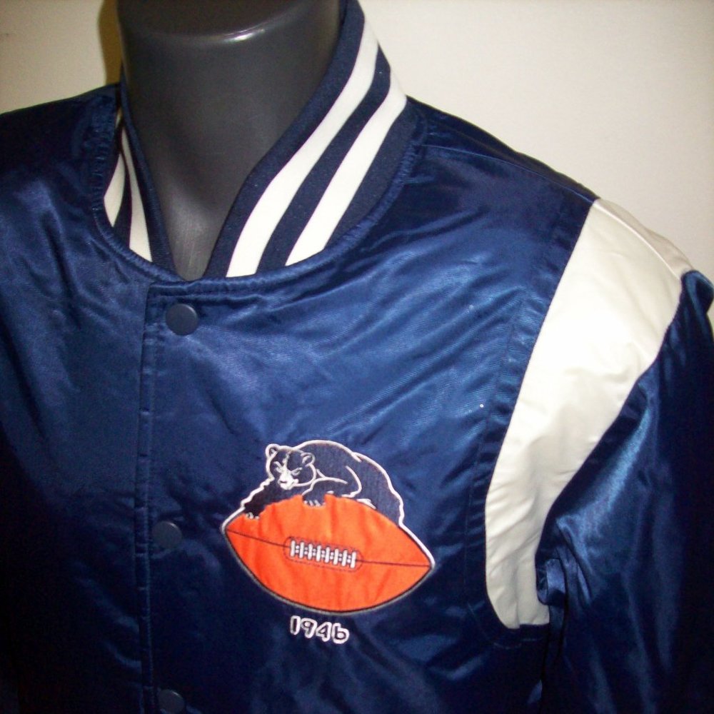 CHICAGO BEARS STARTER ThrowBack Snap Down Jacket